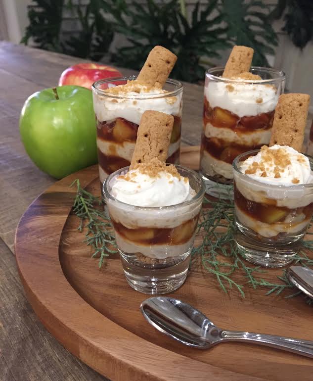 Mini Apple Pie Cheesecake Shooters A Classic Party Rental