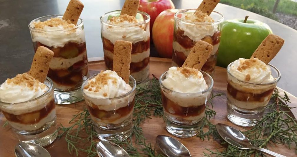 Mini Apple Pie Cheesecake Shooters A Classic Party Rental