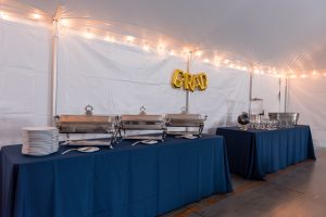 Food equipment/chafing dishes for graduation party
