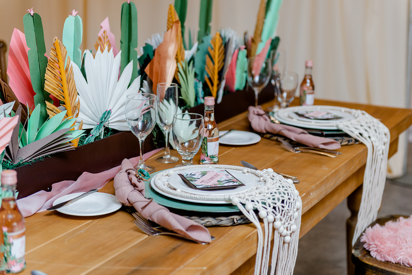 Boho Tablescape A Classic Party Rental