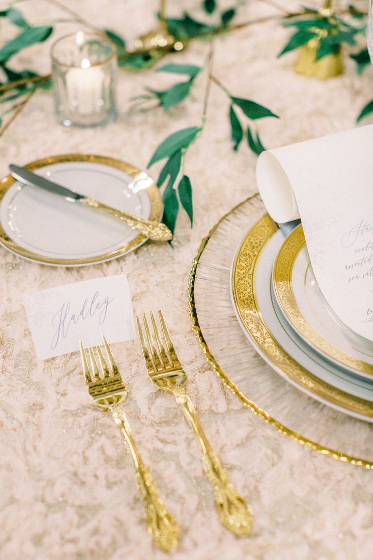 Abbey Gold Flatware A Classic Party Rental
