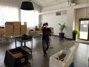 A Classic Party Rental food distribution