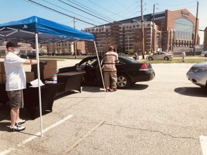 A Classic Party Rental Food Distribution