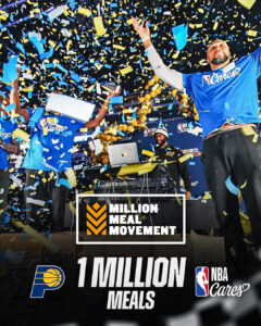 NBA Cares 1 Million meals event
