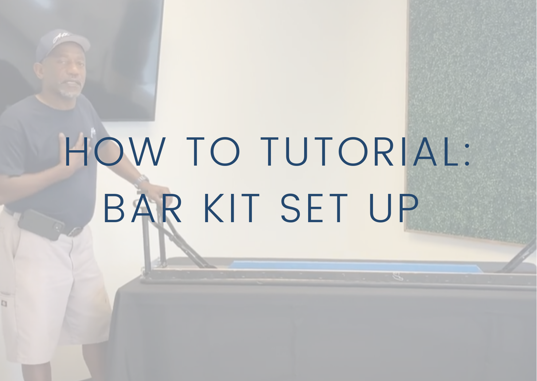 Bar Kit Video Tutorial A Classic Party Rental